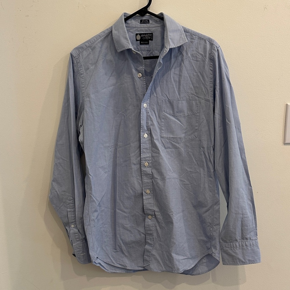 J. Crew Light Blue Casual Button-Down Shirt
